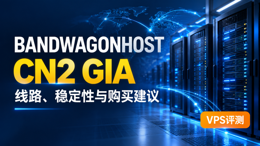 搬瓦工 BandwagonHost CN2 GIA VPS 评测特色图