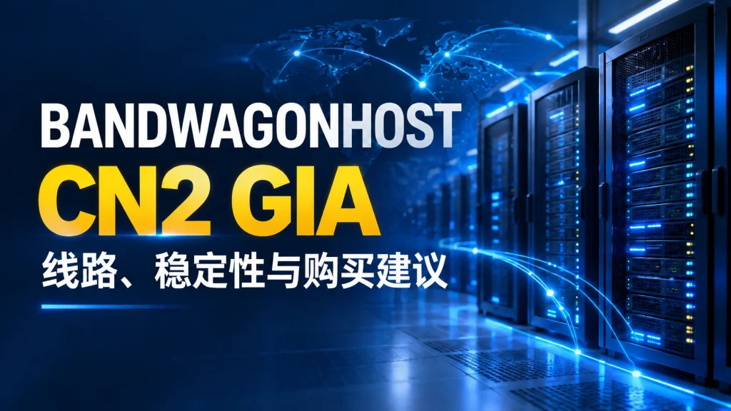 搬瓦工 CN2 GIA 线路、稳定性与购买建议