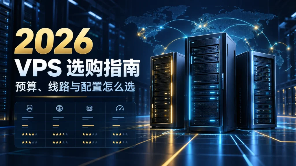 2026 VPS 预算、线路与配置选购指南